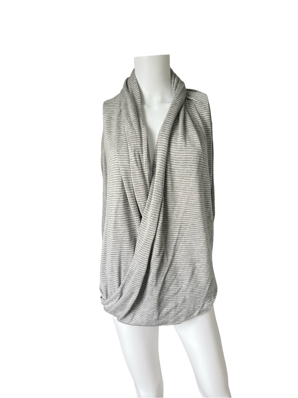 Lululemon Iconic Wrap Heathered Medium Grey Heathered Light Grey Womens Size 6